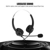 Auricular de Centro de Llamadas Celular con Micrófono Audifono Binaural