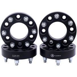 VLAOSCHI Black Forged 6x135 to 6x5.5 Wheel Adapters 1.5 Inch with 14x2.0 Studs Compatible with Ford 6 Lug 6x135 to 6x139.7 for 2004-2014 F150 | 2003-2014 Expedition | 2003-2014 Navigator - Pack of 4