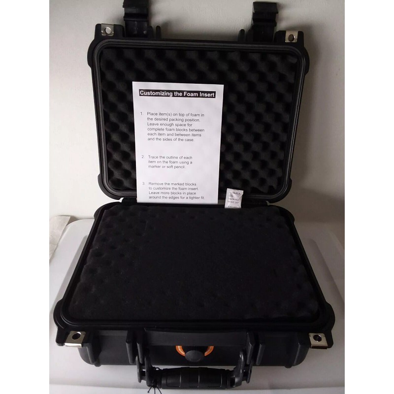 APACHE 2800 Weatherproof Protective Case, Medium, Black