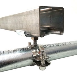 8 Pack Strut Clamp; Universal Strut Clamps for Rigid Conduit and EMT; Universal Pipe Clamp for Strut Channel. Bracket with 360 Degree Rotation (Bore inner diameter 1")