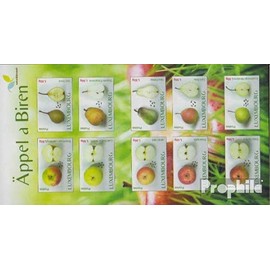 Luxembourg 2035-2044 Folienblatt (complete.issue.) unmounted mint/never hinged ** MNH 2015 apple- and Birnensorten (Stamps for collectors) plants/mushrooms