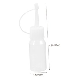 BIUDECO 12pcs Refillable Hair Coloring Bottles with Pointed Mouth Multipurpose Squeeze Applicator Containers for Easy Hair Dye Application and Storage