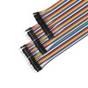 ALMOCN 120PCS Breadboard Jumper Dupont Wire,Multicolored 30cm 40pin Male to