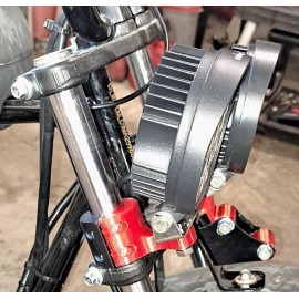 Coleman Mini Bike LED Headlight Bracket Pair Fork Mount