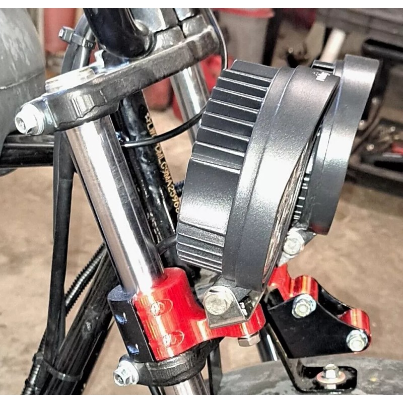 Coleman Mini Bike LED Headlight Bracket Pair Fork Mount