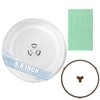 LUBIYACK 9.6" Glass Microwave Plate Replacement for GE WB49X10229 JE740DRBB