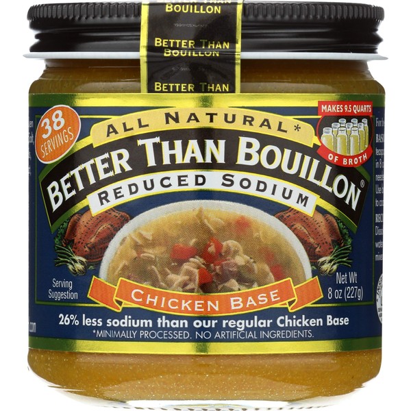 Better Than Bouillon Roasted Chicken Base Reduced Sodium , 8 oz