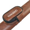 CUESOUL 1x1 Hard Pool Cue Billiard Stick Carrying,Brown Cue Case