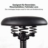 Keenso Noseless Bicycle Saddle Mountain Bike Seat Super Soft Shock