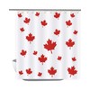 Maples Shower Curtain,72×72 Inch Canada Maple Flag Shower Curtains,1.8×1.8 Meters
