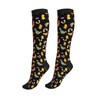 Figtihw Rooster Compression Socks Knee High Support Socks For Women