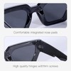 cydays Square Sunglasses for Women Men Square Thick Frame Sun