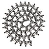Welding Rhinestones Chain Tassel Pendant Belly Dance Decoration Jewelry Accessories