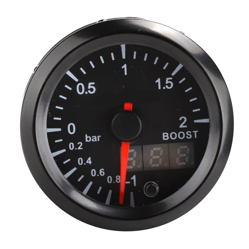2in Car Turbo Pressure Boost Gauge Meter 2Bar 12V Colorful