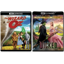 "The Wicked Of Oz"4K Ultra HD Collection: Wizard Of Oz / Wicked - Including Sing Along + Many Bonus Features