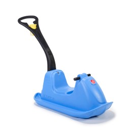 Step2 Push Around Sled, Kids Ride On Toy & Outdoor Snow Toboggan, Made of Durable Plastic, Max Weight 40 lbs., for Toddlers 1.5-3 Years Old, Blue