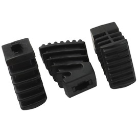 Yootones 6Pcs Black Drum Rack Rubber Feet Compatible with Drum Hardware Cymbal Stand Rack Bracket Percussion (S)