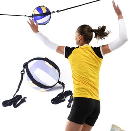 SunSlow Volleyball Practice Volleyball Spikes Serve Toss Practice Equipment (Compatible with No. 4 and No. 5 Balls) (You Can Practice Basics of Volleyball Alone!), Volleyball Equipment, Volleyball
