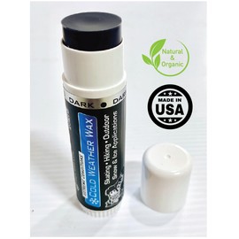 LOCKSTIX Premium Shoelaces Wax – Keep Performance Laces Tied & Secure | Cold Weather Wax for Skating, Hiking & Snow, Cold Dark, 1"X3.75"