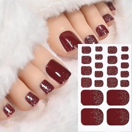 22Tip Pegatinas Brillantes para Uñas de los Pies