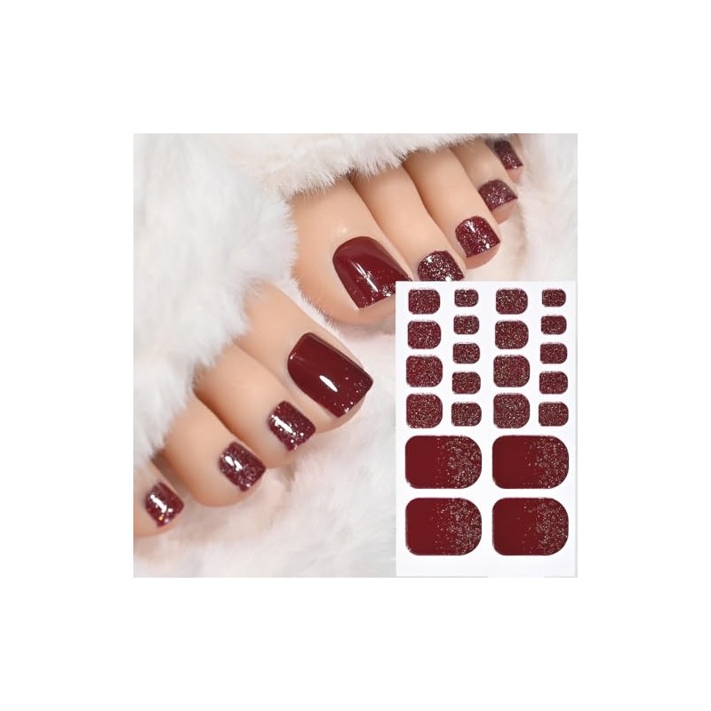 22Tip Pegatinas Brillantes para Uñas de los Pies