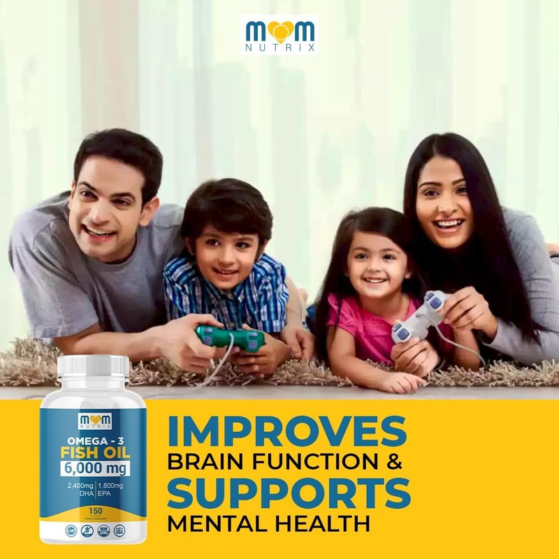 Omega 3 Fish Oil with Maximum EPA DHA - Supports