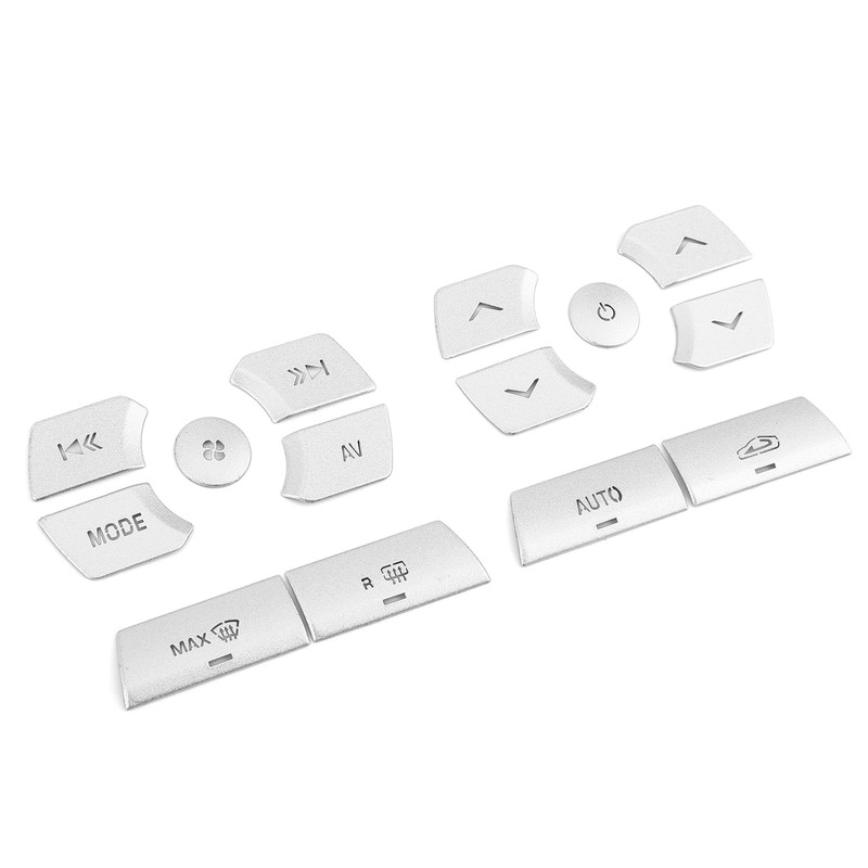 14Pcs Air Condition Button Cover Trim AC Control Stickers Fit