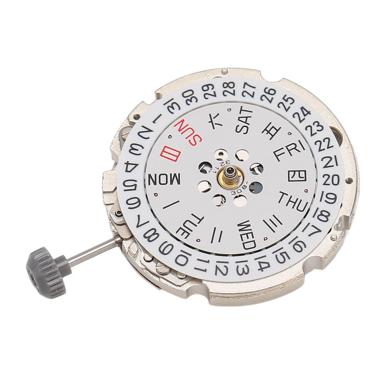 Automatic Watch Movement Professional Alloy Dual Calendar Quartz Watch Movement