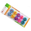 FQ30810 Strong Round Transparent Learning Assorted Colors Magnetic Numbers 0-9