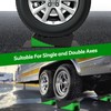 FAHKNS Camper Leveling Blocks, Heavy Duty RV Leveling System Wheel