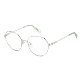 POLAROID Model PLD D490/G Ladies Oval Metal Eyeglass Frame (Includes Glasses Case)