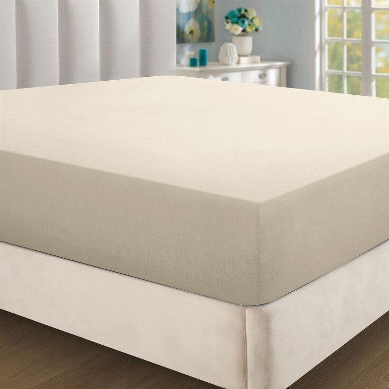 Imperial Rooms Brushed Microfibre Double Fitted Sheet 25 CM Easy