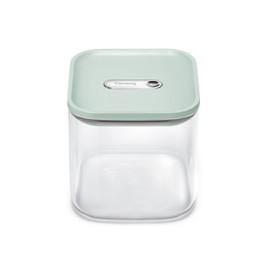 Caraway 2.5qt Glass Airtight Food Storage Container with Lid – Non-Toxic, BPA-Free Kitchen Storage Container – Stackable, Space-Saving Airtight Container for Dry Goods and More - Mist