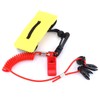 Marine Motor Kill Switch Key Set Emergency Flameout Retractable Flexible