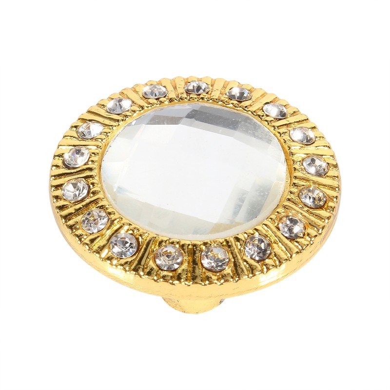 10pcs Clear Diamond Crystal Glass Wardrobe Knob Cupboard Drawer Door