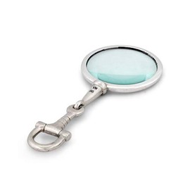 Vagabond House Pewter Equestrian Magnifier Metal Designer Desk Office Gift 4" Diameter