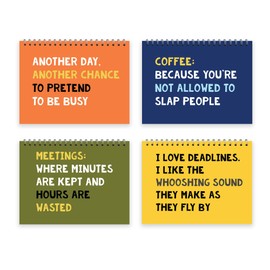 RED OCEAN Sarcastic Office Desk Companion, Funny Quotes for Desk, Joke Office Gift, Funny Gifts For Women Men, Colleague Gifts For Birthday Christmas, Co Worker Gifts