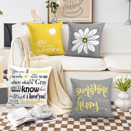 Emvency Throw Pillow Cover Decorative Pillow Case Home Decor Square Parent Pillowcase, Polyester & Polyester Blend, Multi 14, 16 x 16 inches