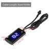 KIMISS Motorcycle Digital Water Thermometer Gauge Blue Light