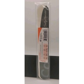 Sally Hansen Hard As Nails Salon Shaper Nail File 7" Black Coarse Mani/Pedi. New