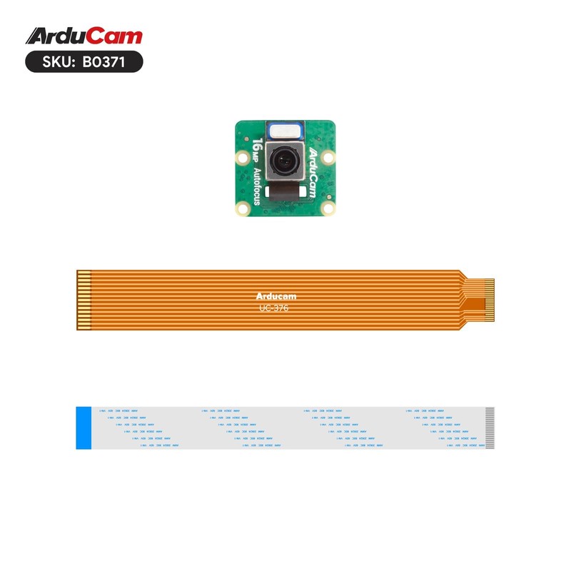Arducam IMX519 Autofocus Camera Module for Raspberry Pi, 16MP AF