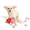 Midlee Valentine's Hearts Dog Tennis Balls- Mini- Fetch Gift Small