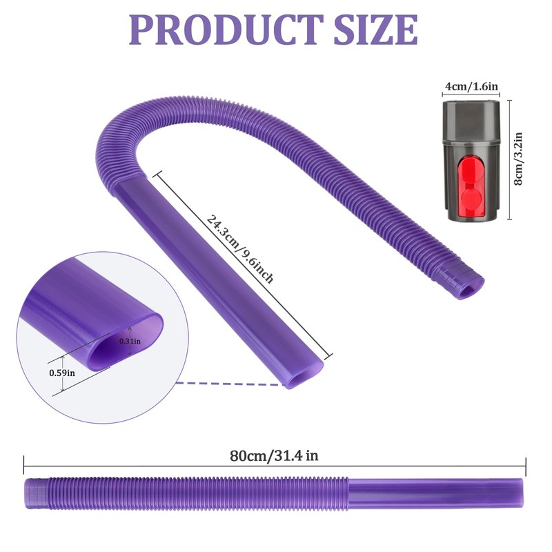Dryer Vent Lint Removal Tool Vacuum Attachments Hose for Dyson