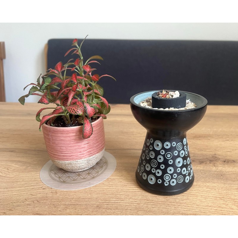 Bitto Incense Burner Saturn Fair Trade Soft Stone Height 11