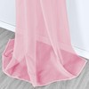 KEQIAOSUOCAI Baby Pink Sheer Window Scarf Valance Sheer Fabric for
