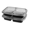 20 PIECE MEAL PREP CONTAINER KIT - 3 SECTIONS -