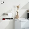JQK Toilet Paper Holder, 5 Inch 304 Stainless Steel Thick