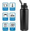 Termo de Acero Inoxidable 1.2 Lt Botella para Agua Fria