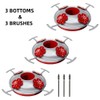 REZIPO Hummingbird Feeder Bottom Base Replacement Accessories (3)