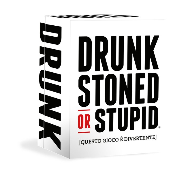 Asmodee Italy Drunk, Stoned or Stupid, Card Game, Prohibited for